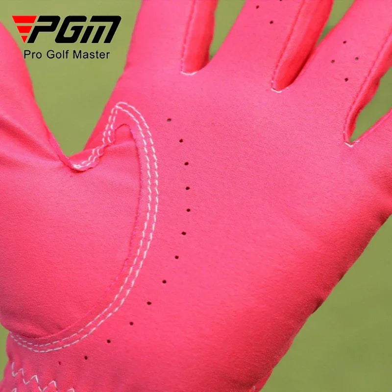 PGM Women's Golf Gloves - Breathable Anti-Slip Performance Pair