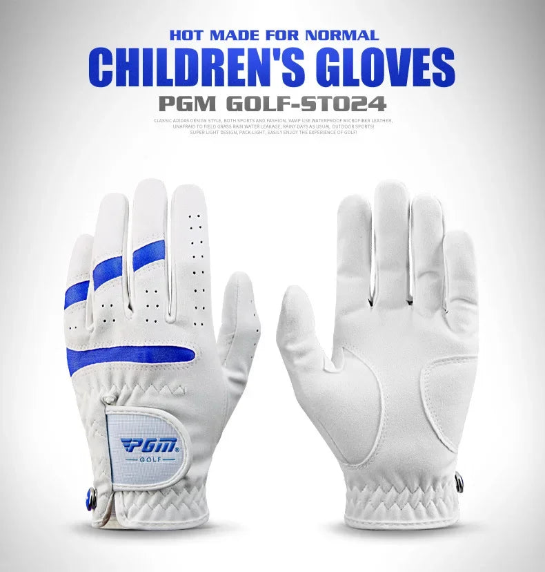 PGM Junior Golf Glove - Soft Microfiber for Kids