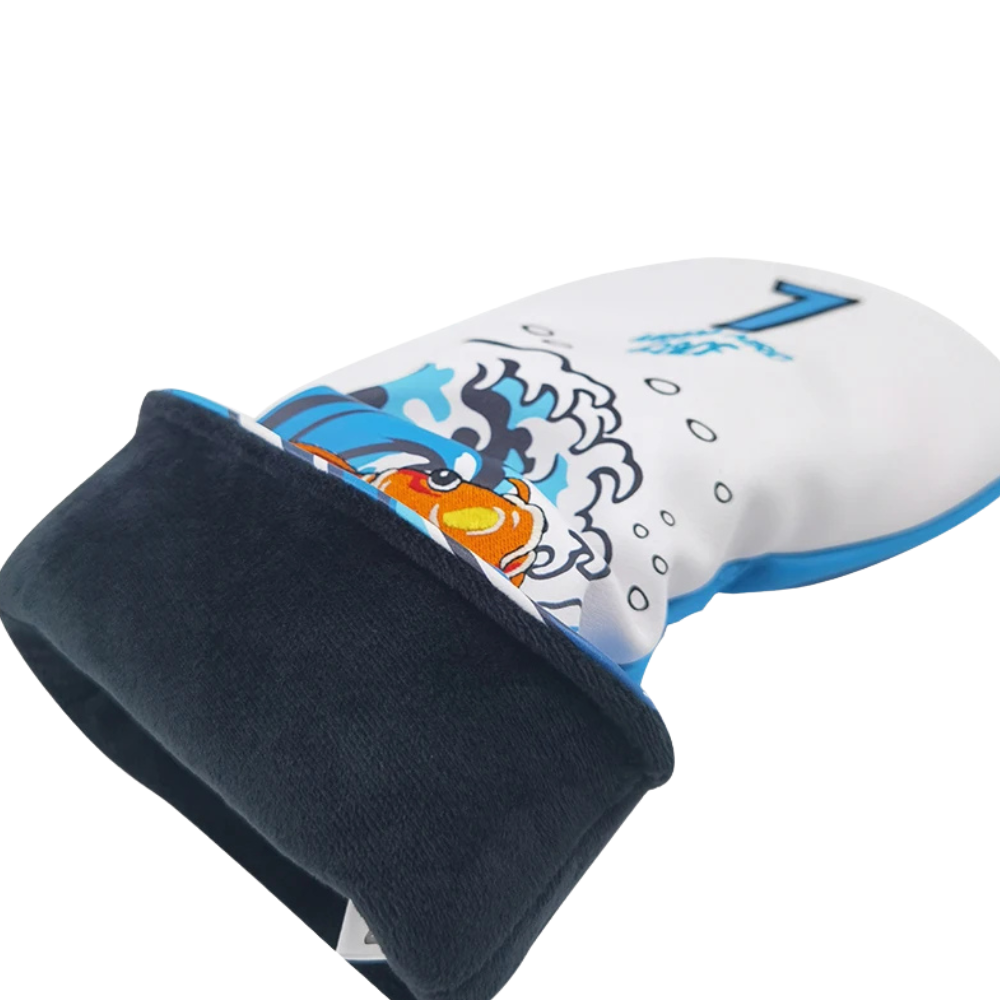 Koi Fish Driver Cover – Black Background (Fits 460cc Drivers)