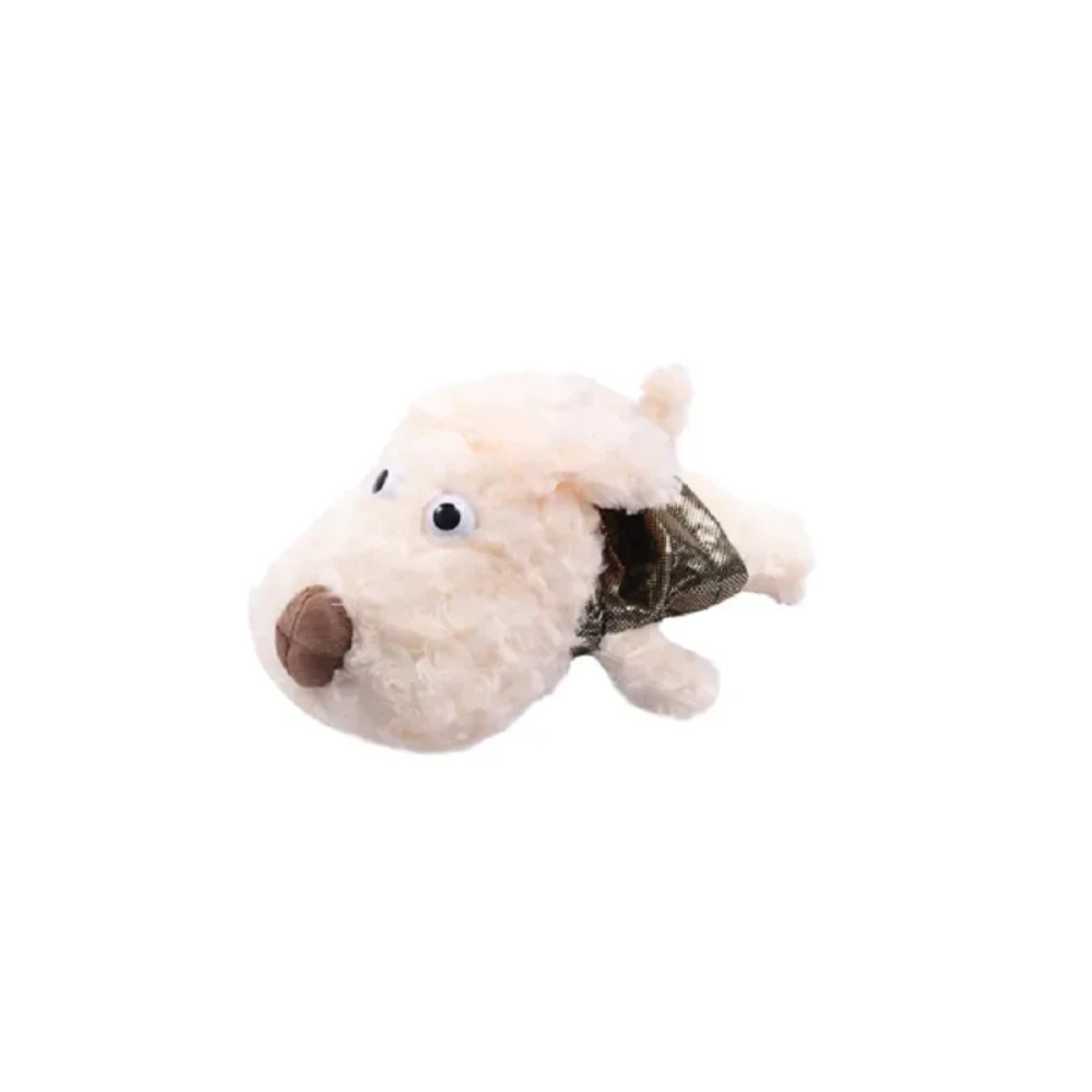 Little Dog plush fuzzy golf head cover - small size fits standard fairway woods 3-wood and 5-wood - soft cuddly design