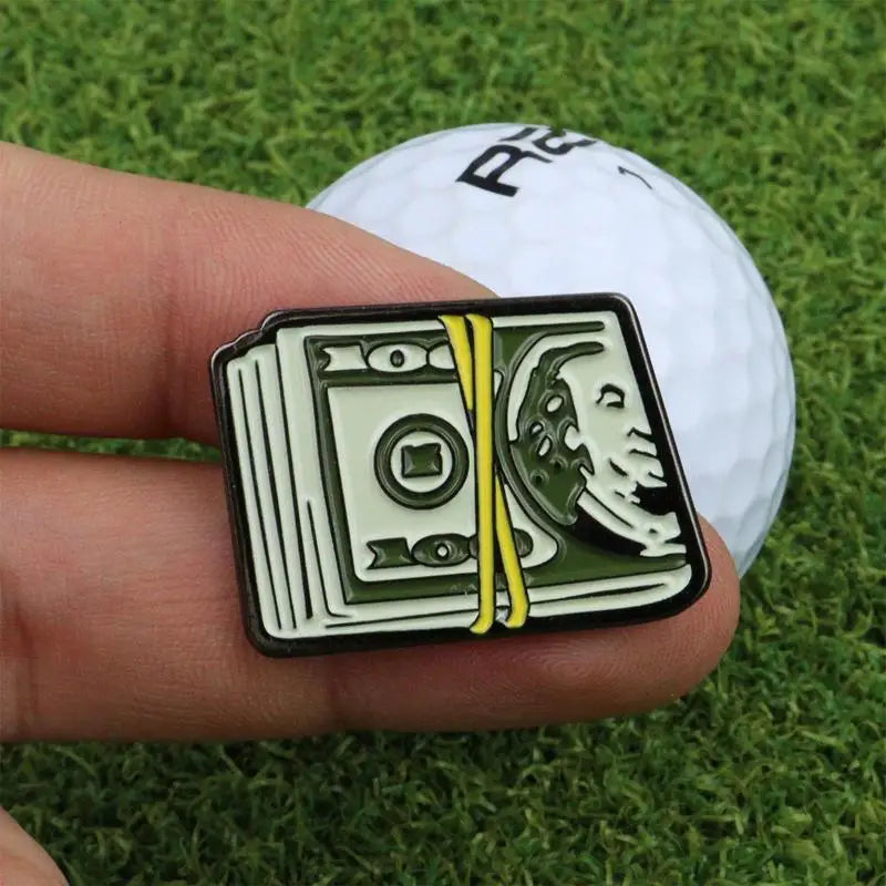 Magnetic hat clip for golf ball marker made of manganese steel