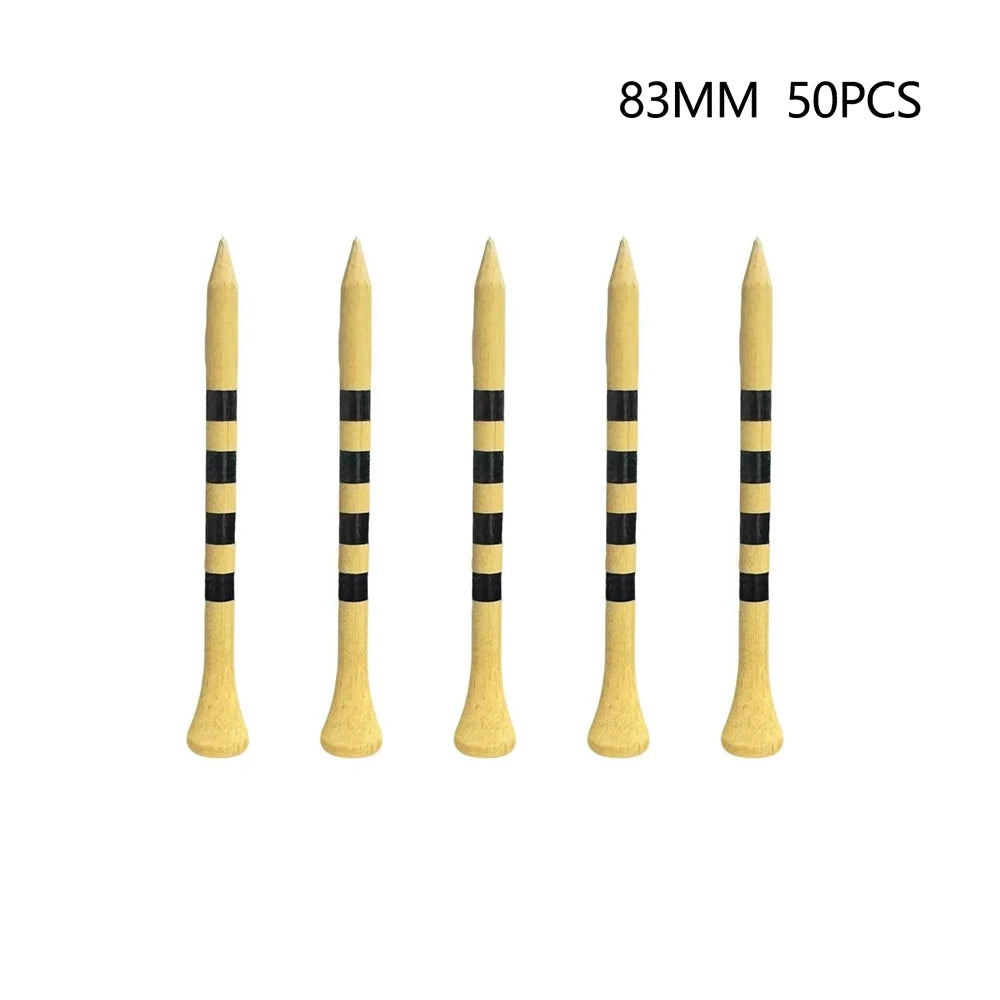 Bamboo Golf Tees – 50-Pack | Eco-Friendly & Biodegradable