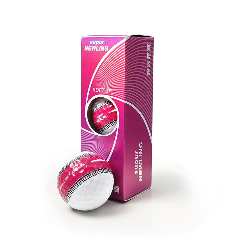 Premium Distance Golf Balls - 3-Piece Construction (3-Pack Box)
