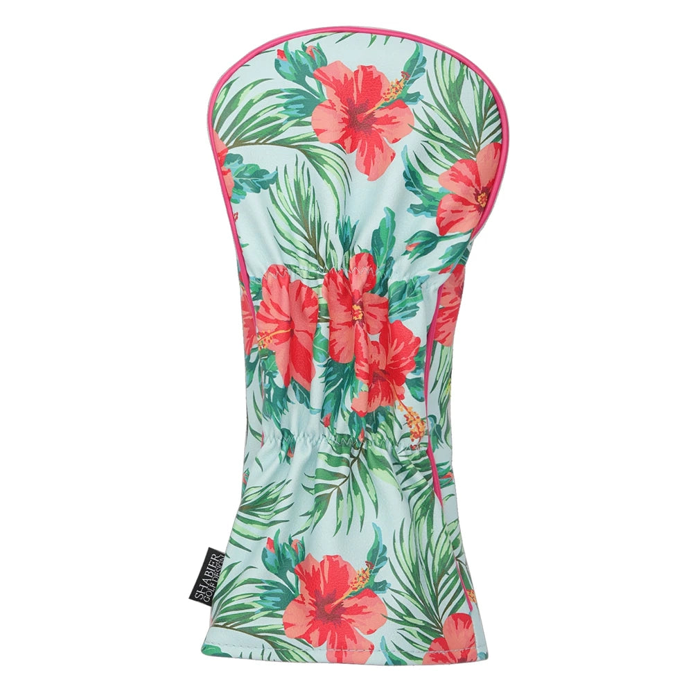 Hula Girl Golf Headcover | PU Leather Embroidered