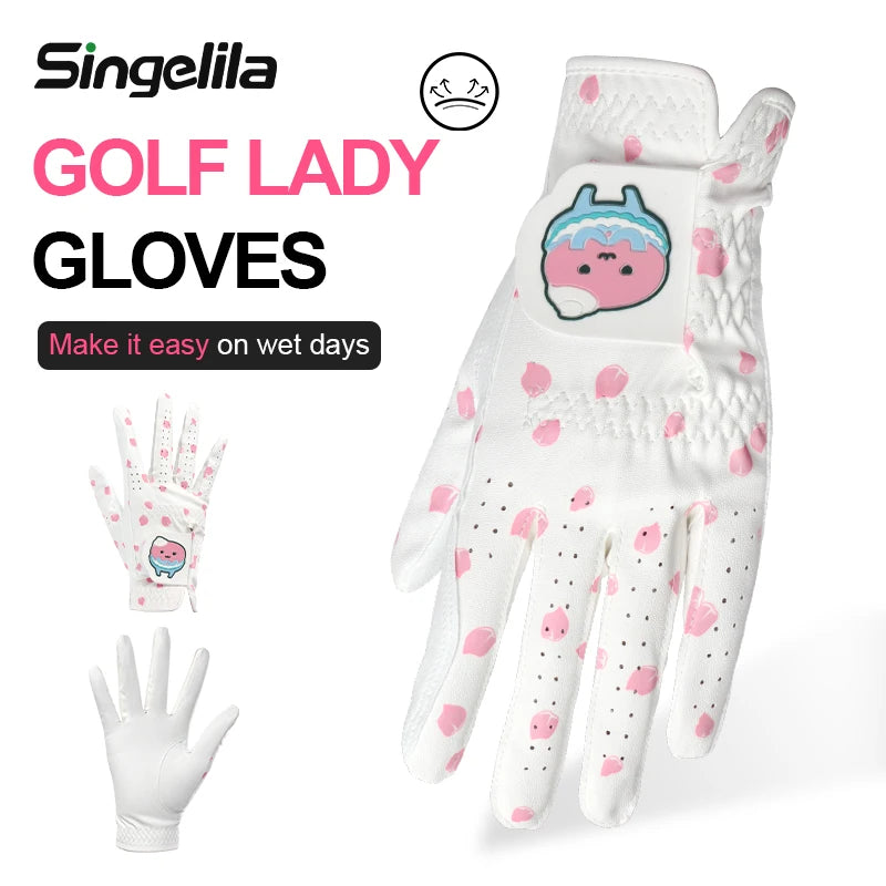Women's Printed Golf Glove - Microfiber