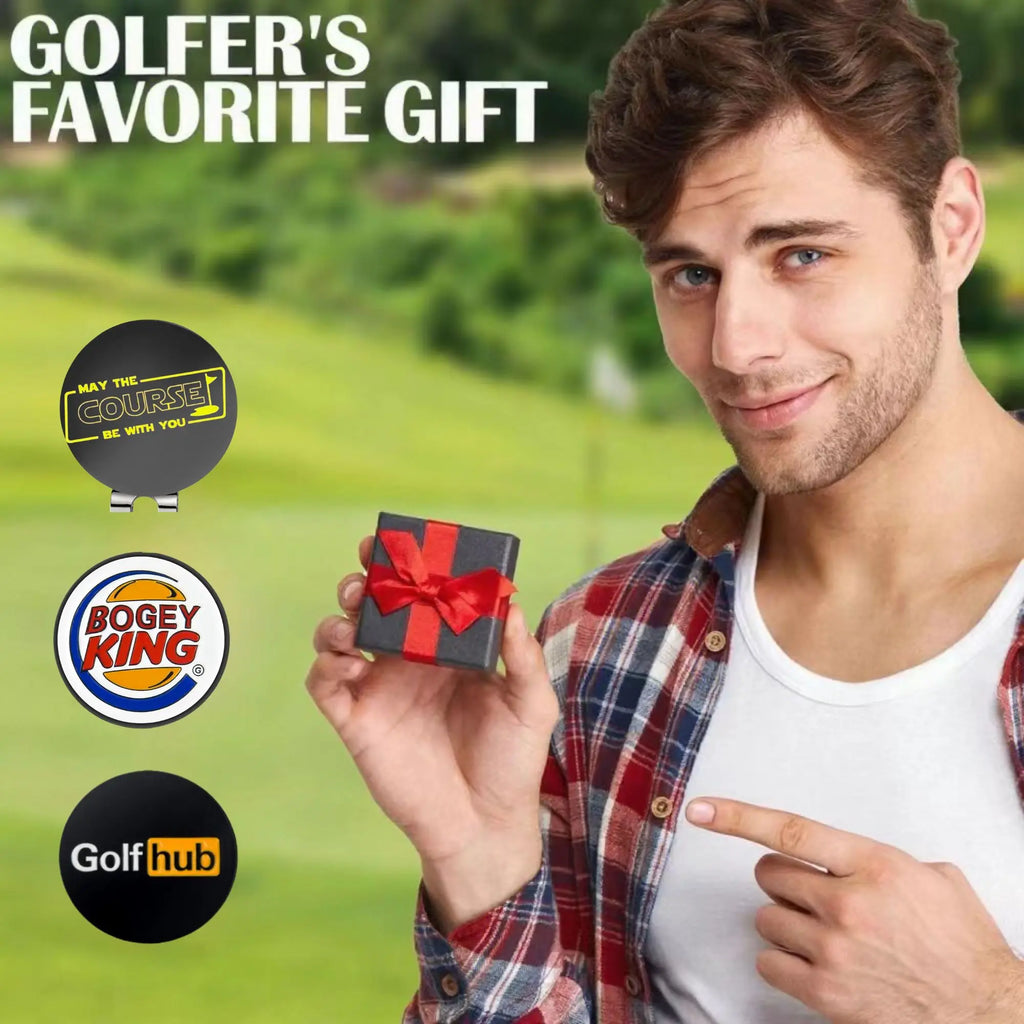 Funny Golf Ball Markers 3-Pack – Golf Hub, Bogey King & May the Course Be With You