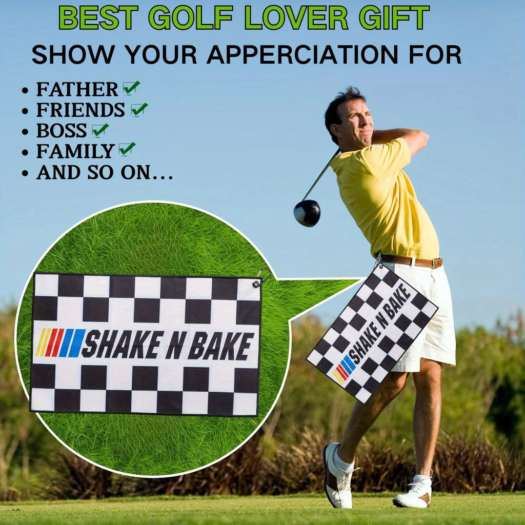 "Shake N Bake" Microfiber Golf Towel