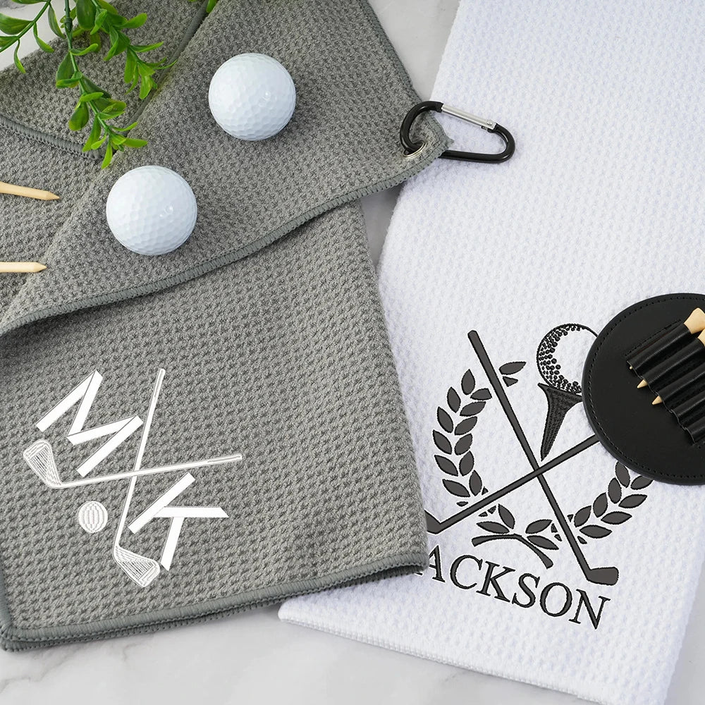 Personalized Embroidered Golf Towel – Custom Monogrammed (Copy)