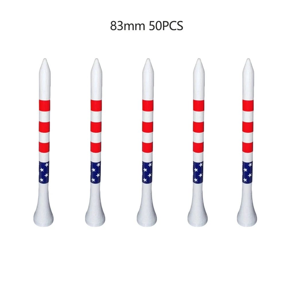 Bamboo Golf Tees – 50-Pack | Eco-Friendly & Biodegradable