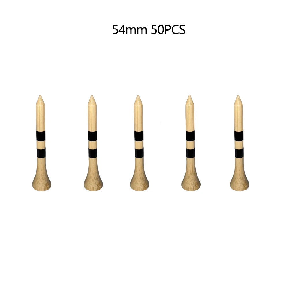 Bamboo Golf Tees – 50-Pack | Eco-Friendly & Biodegradable