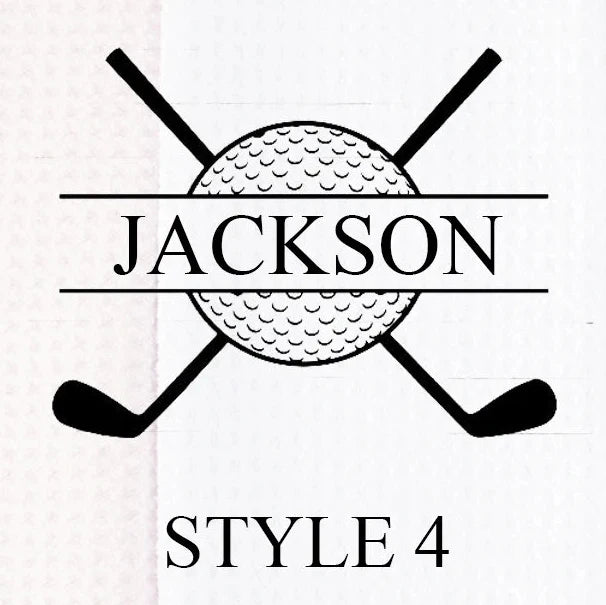 Personalized Embroidered Golf Towel – Custom Monogrammed