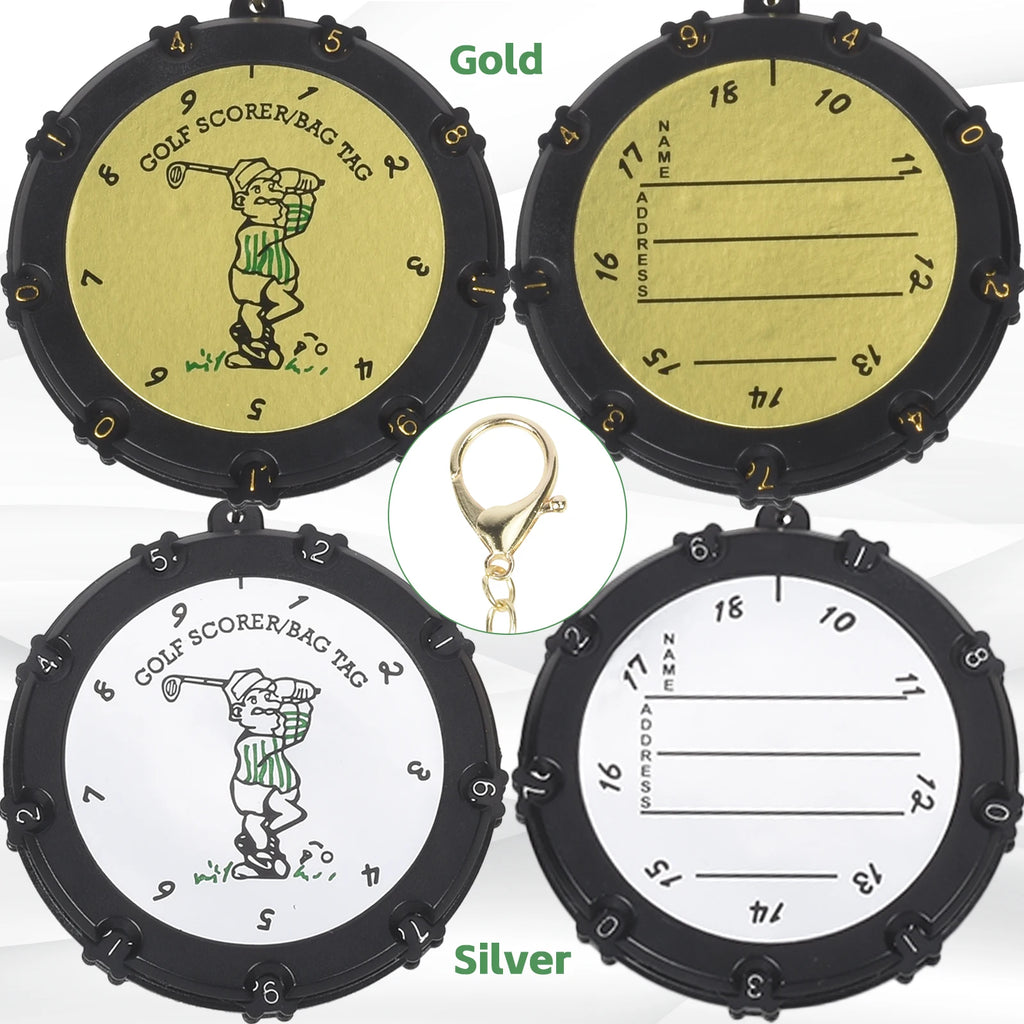 18-Hole Golf Stroke Counter with Keychain