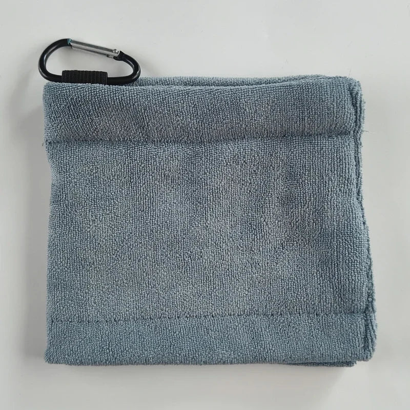 Microfiber Golf Ball & Club Cleaning Towel – Clip & Go