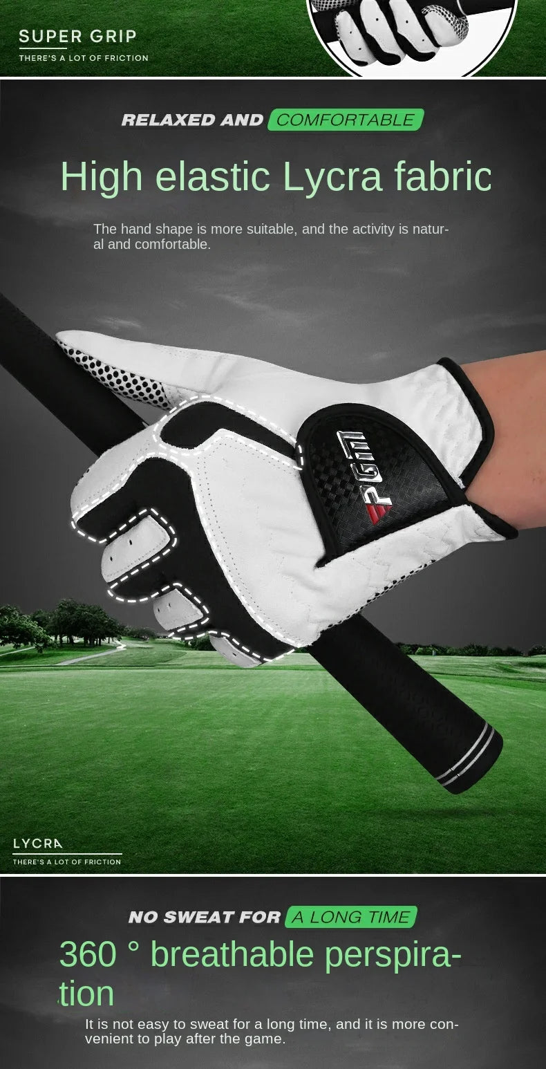 PGM Professional Golf Glove - Breathable Microfiber