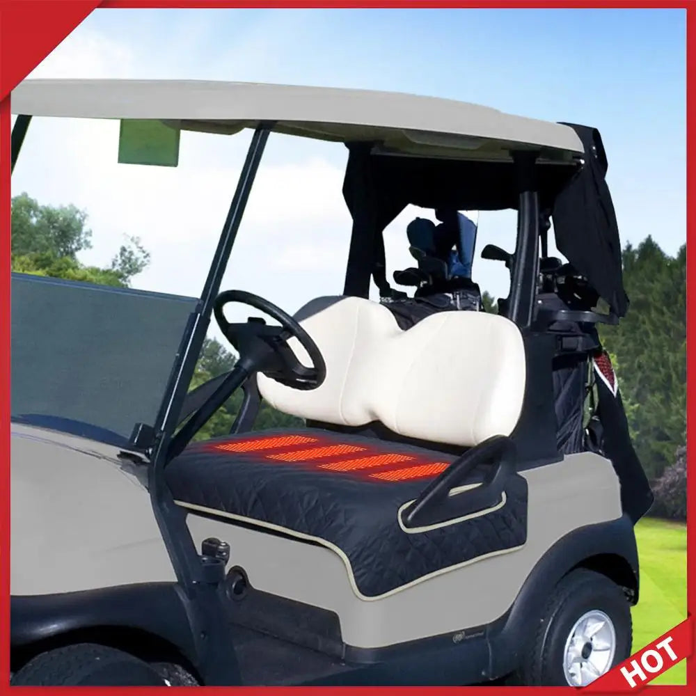 Heated Golf Cart Seat Blanket – 4-Zone Graphene Warming Cushion