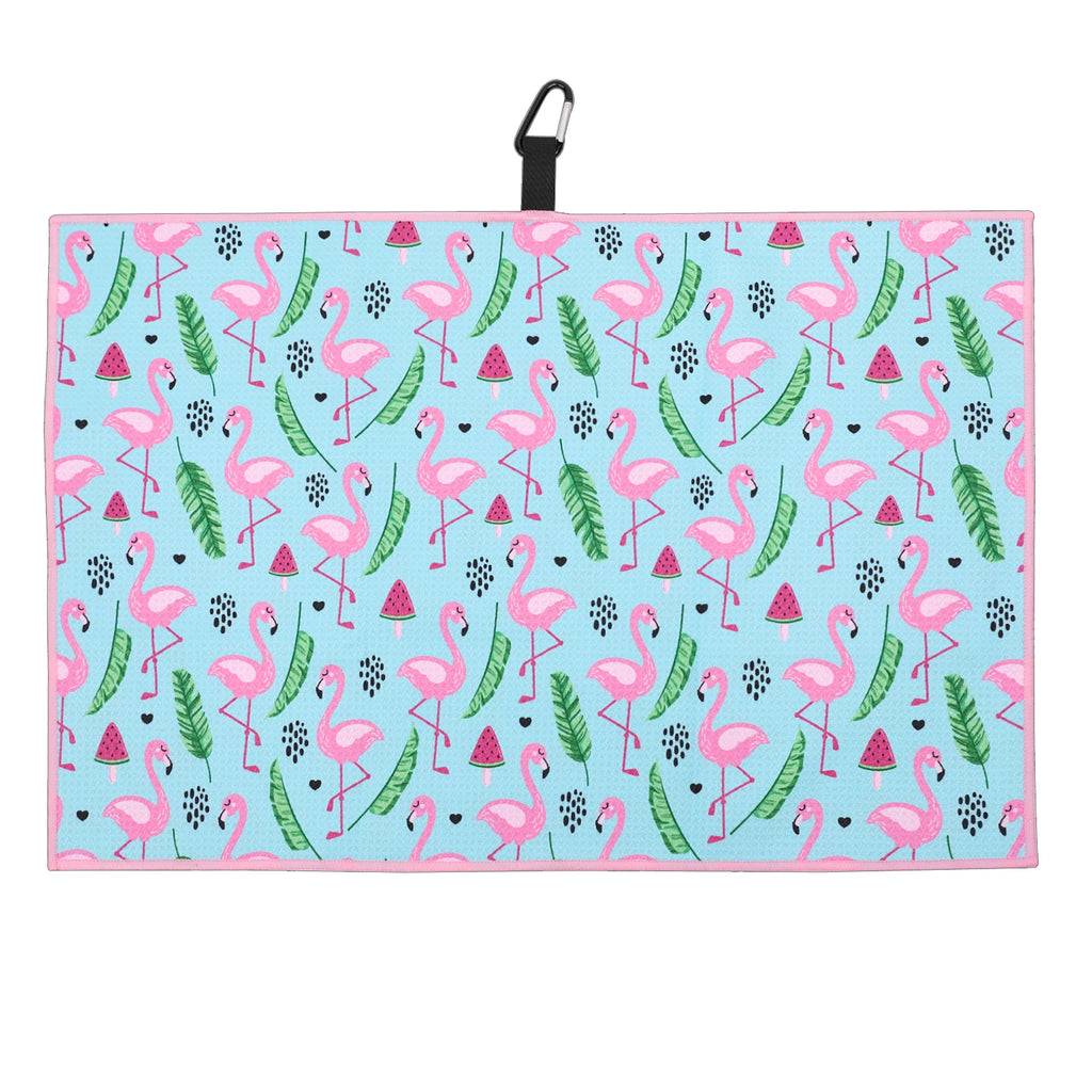 Printed Waffle Golf Towel – 9 Designs to Match Your Mood