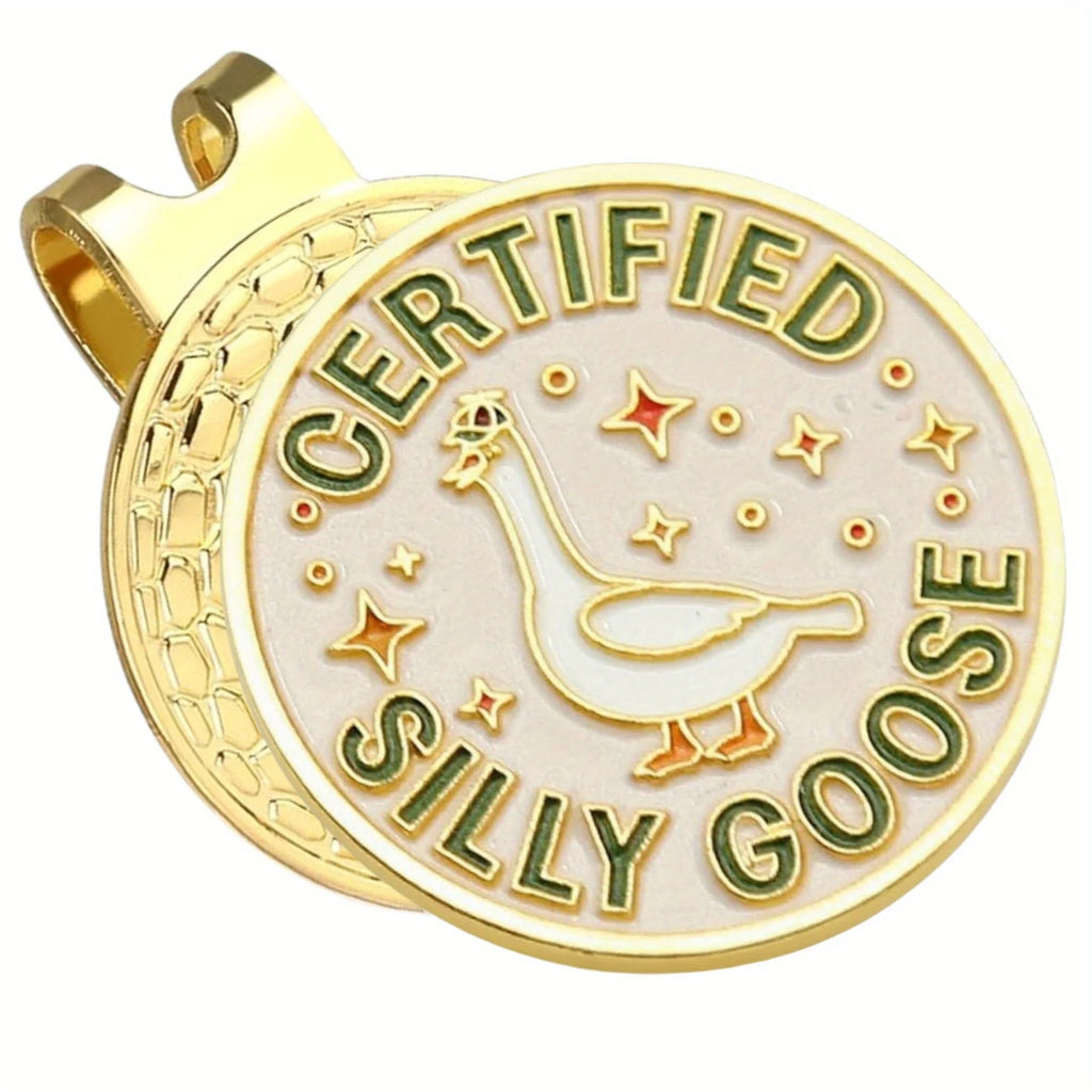 Funny Goose Golf Ball Marker with Magnetic Hat Clip