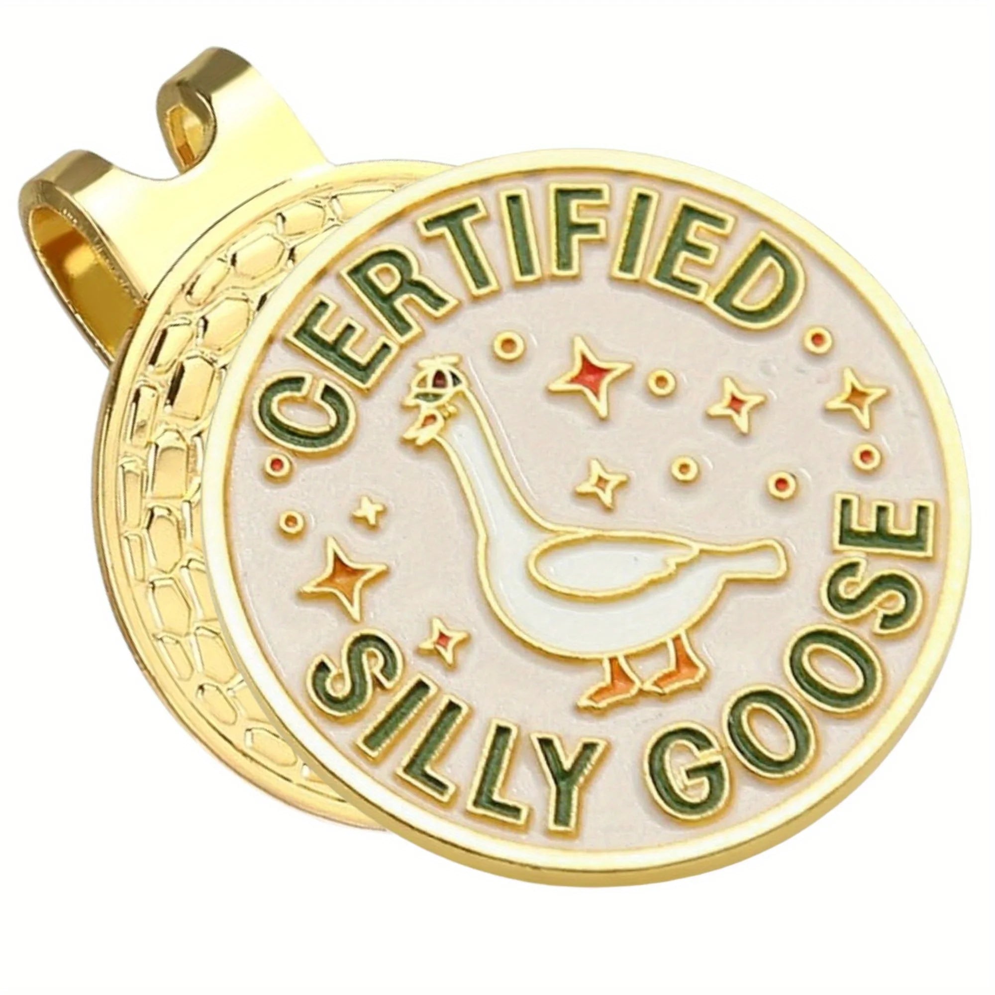 Funny Goose Golf Ball Marker with Magnetic Hat Clip