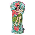 Hula Girl Golf Headcover | PU Leather Embroidered