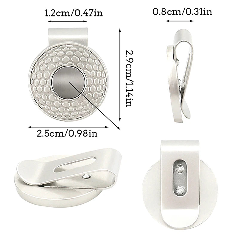 Bitcoin Golf Ball Marker with Magnetic Hat Clip