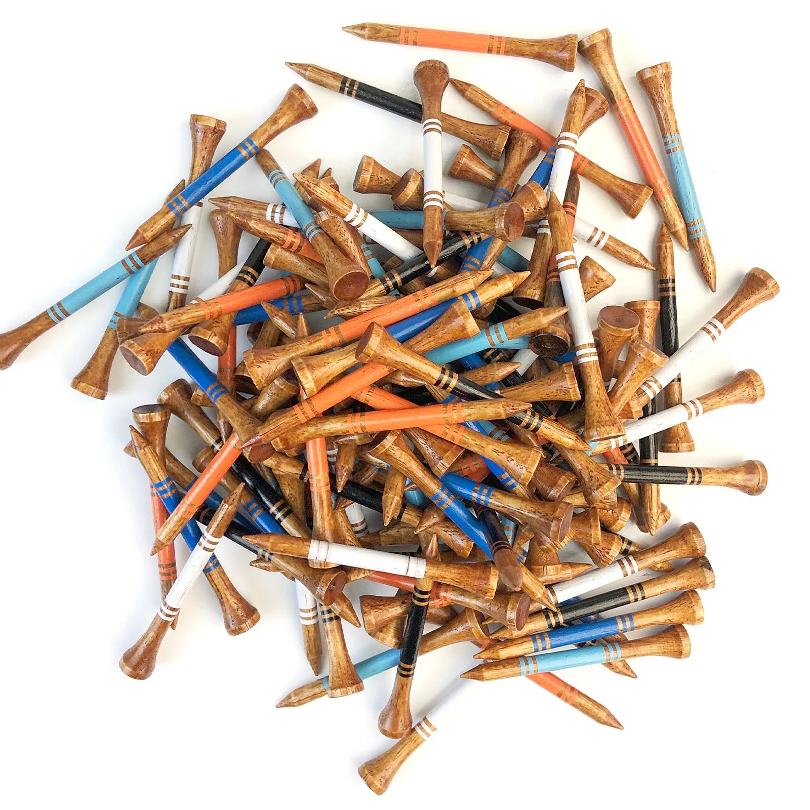 Hardwood Golf Tees – 100 Pack | 2¾" Regulation Size