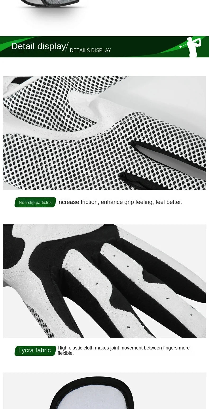 PGM Professional Golf Glove - Breathable Microfiber