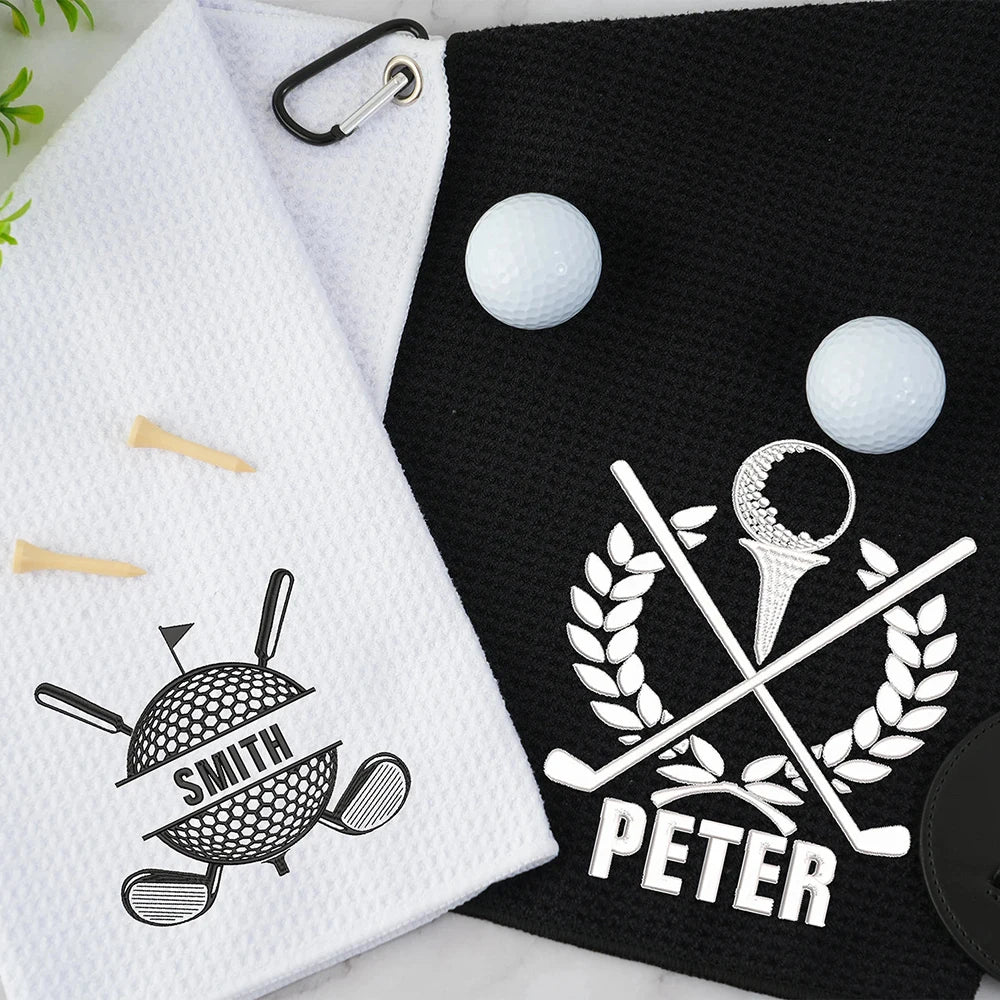 Personalized Embroidered Golf Towel – Custom Monogrammed (Copy)