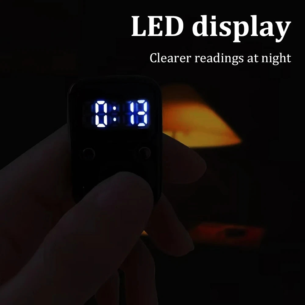 LED Golf Stroke Counter Ring – Rechargeable Finger Tally