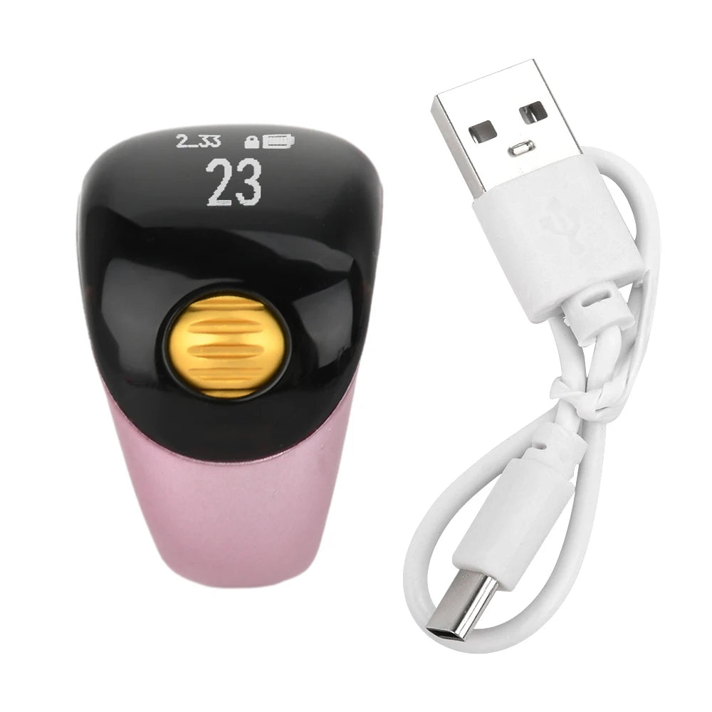 Digital Thumb Roller Counter - OLED Display & USB-C Charging