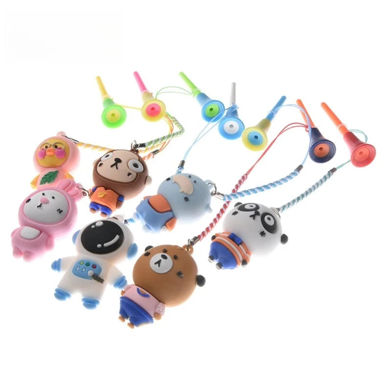 Cartoon Character Golf Tees with Anti-Loss Rope – 5-Pack