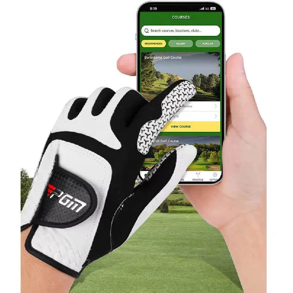PGM Men's Golf Glove - Breathable Anti-Slip Design