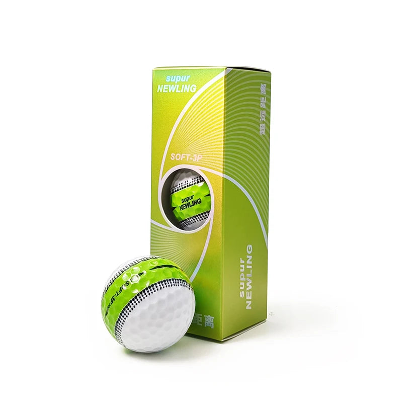Premium Distance Golf Balls - 3-Piece Construction (3-Pack Box)