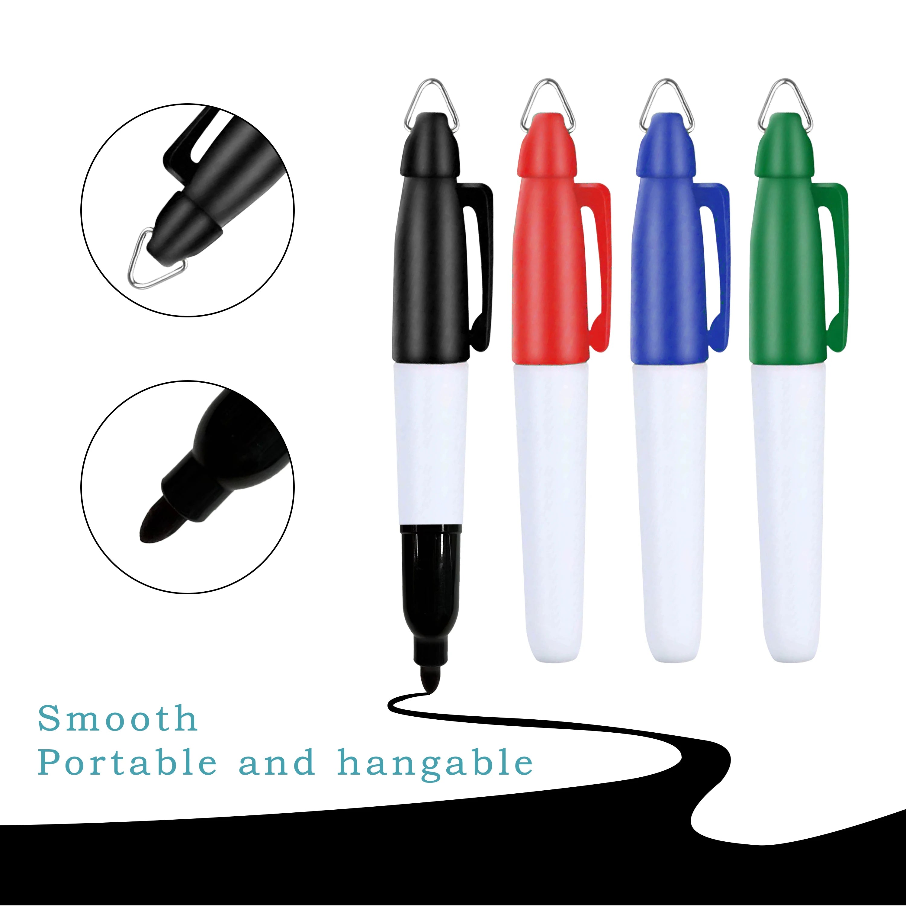 Golf Ball Marking Kit – 8-Pack with Alignment Stencils & 4 Colors