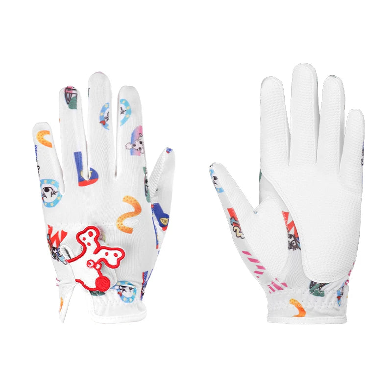 Junior Golf Gloves for Kids - Breathable Pair for Boys & Girls