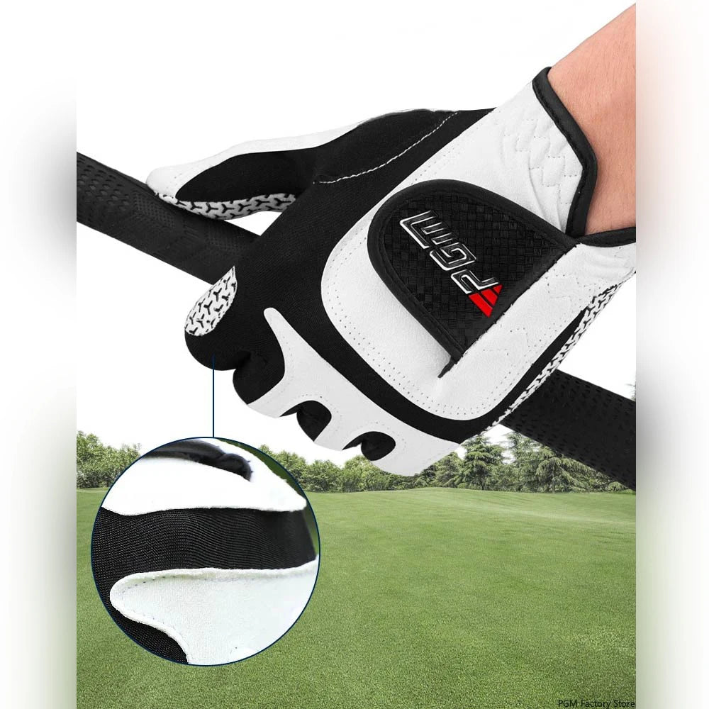 PGM Men's Golf Glove - Breathable Anti-Slip Design