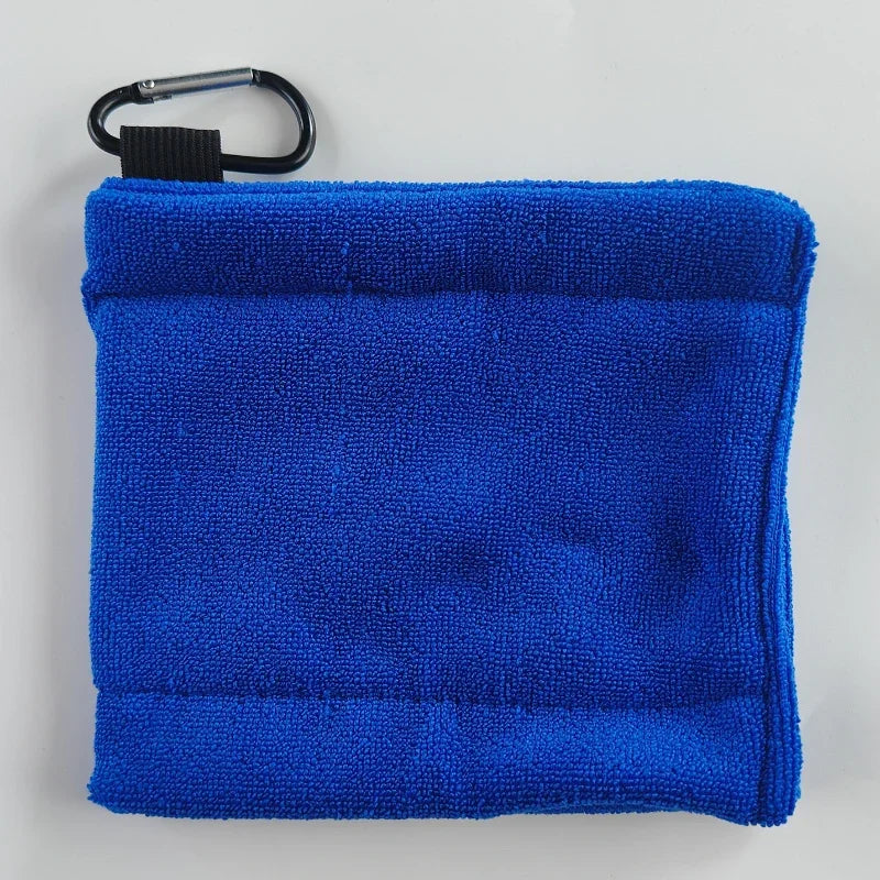 Microfiber Golf Ball & Club Cleaning Towel – Clip & Go