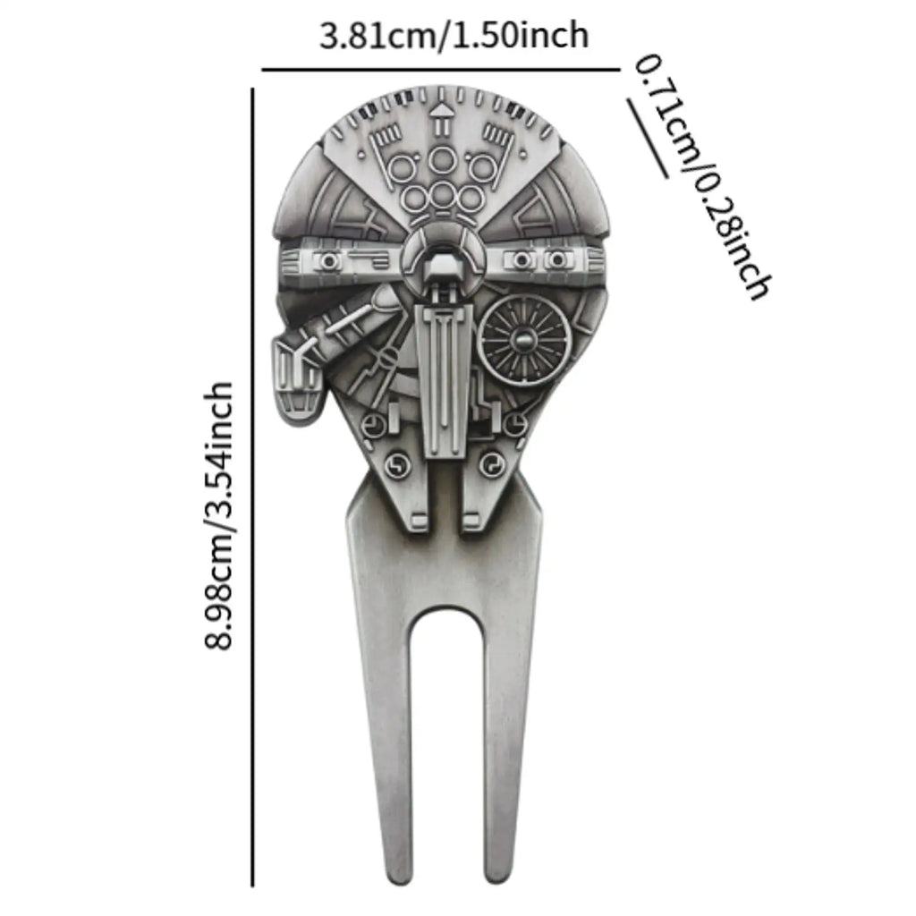 Spaceship Golf Divot Tool – Zinc Alloy