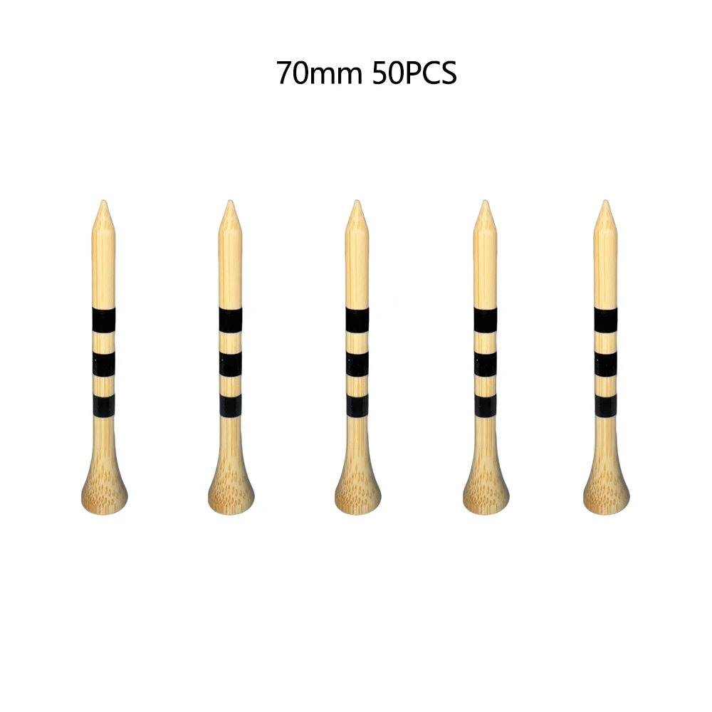 Bamboo Golf Tees – 50-Pack | Eco-Friendly & Biodegradable