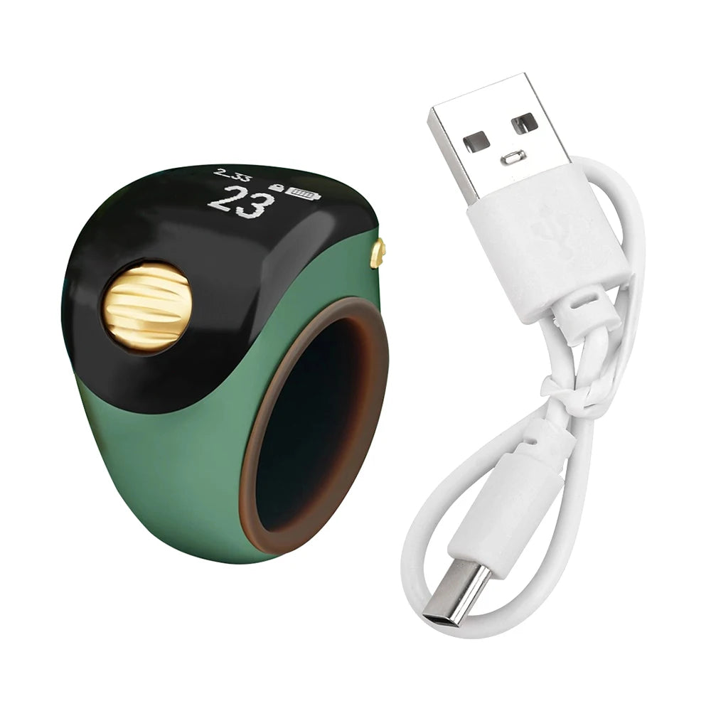 Digital Thumb Roller Counter - OLED Display & USB-C Charging