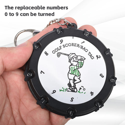 18-Hole Golf Stroke Counter with Keychain