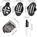Golf Ball Marking Kit – 8-Pack with Alignment Stencils & 4 Colors