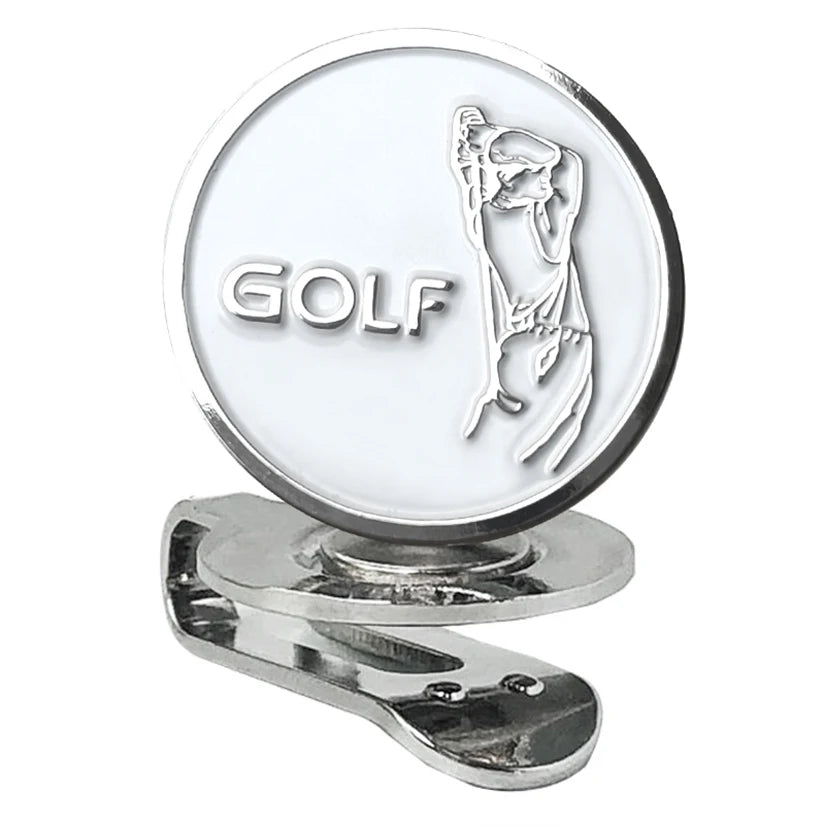Magnetic Golf Ball Marker with Hat Clip - Funny Humanoid Design