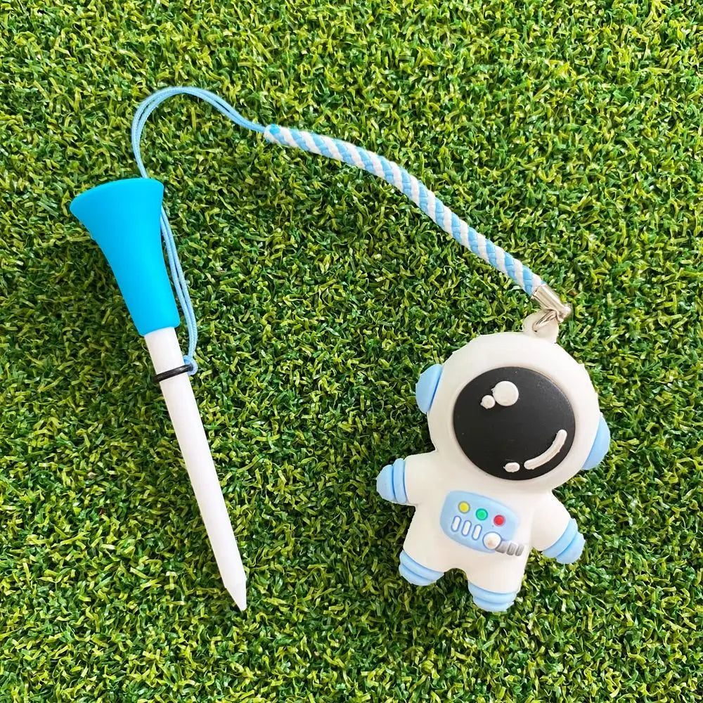 Cartoon Golf Tees with Anti-Loss Pendant – 4 Funky Styles