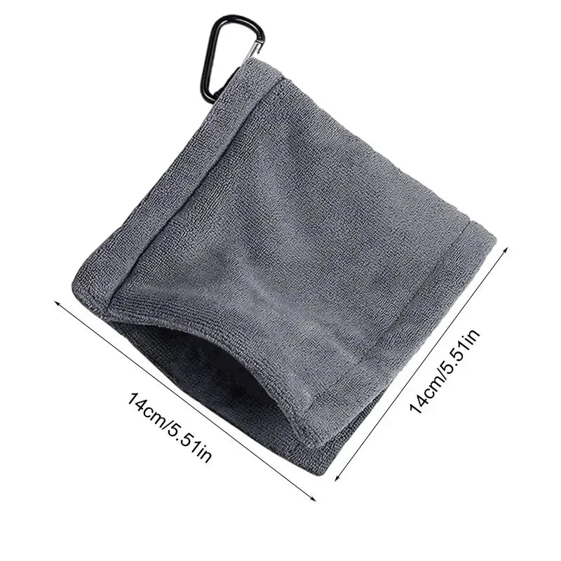 Microfiber Golf Ball & Club Cleaning Towel – Clip & Go