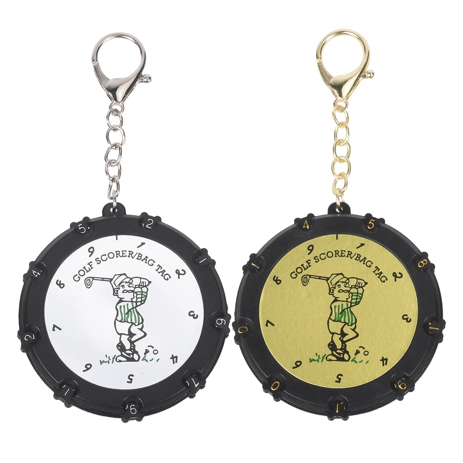 18-Hole Golf Stroke Counter with Keychain