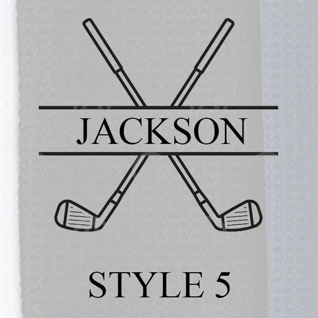 Personalized Embroidered Golf Towel – Custom Monogrammed
