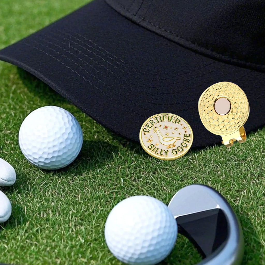 Funny Goose Golf Ball Marker with Magnetic Hat Clip