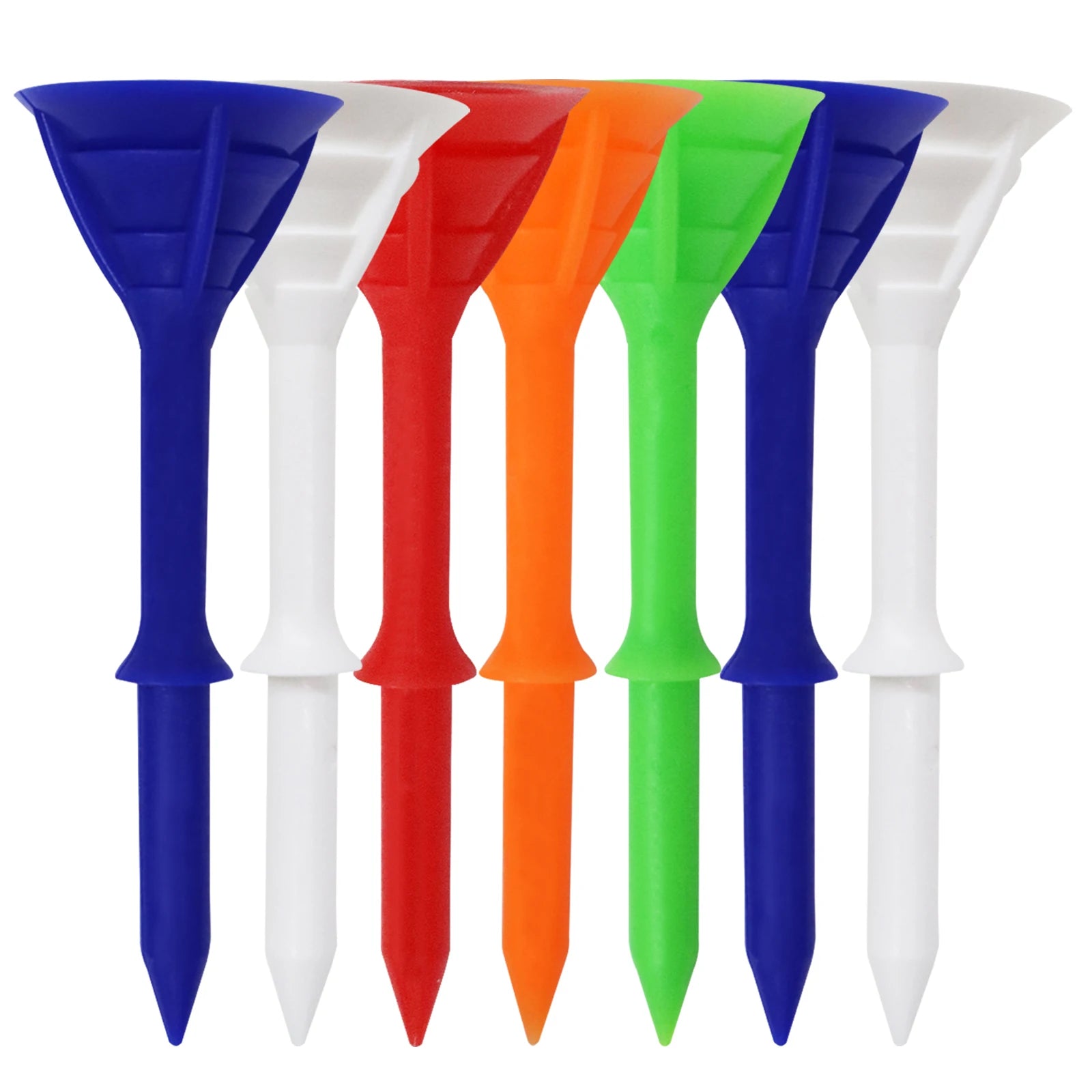 Unbreakable Oversized Golf Tees – 100 Pack | 6 Colours