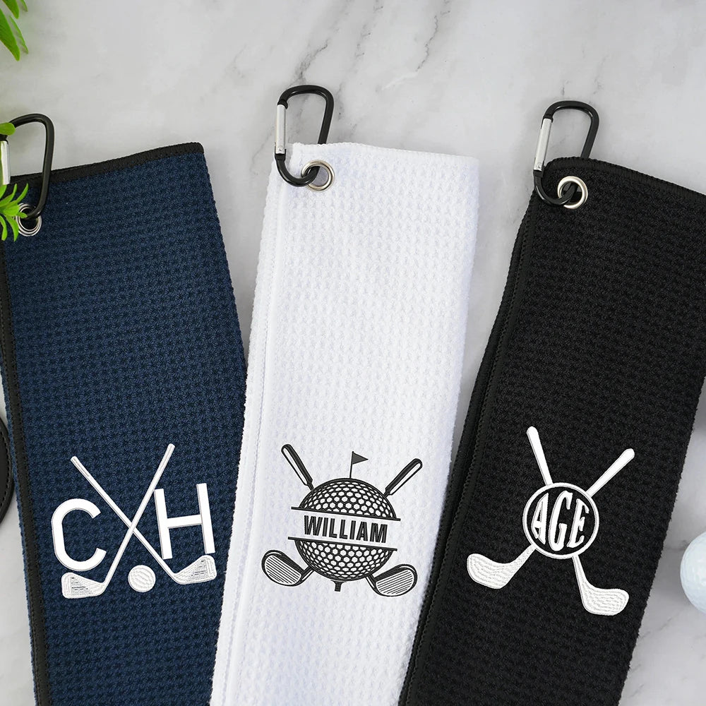 Personalized Embroidered Golf Towel – Custom Monogrammed (Copy)