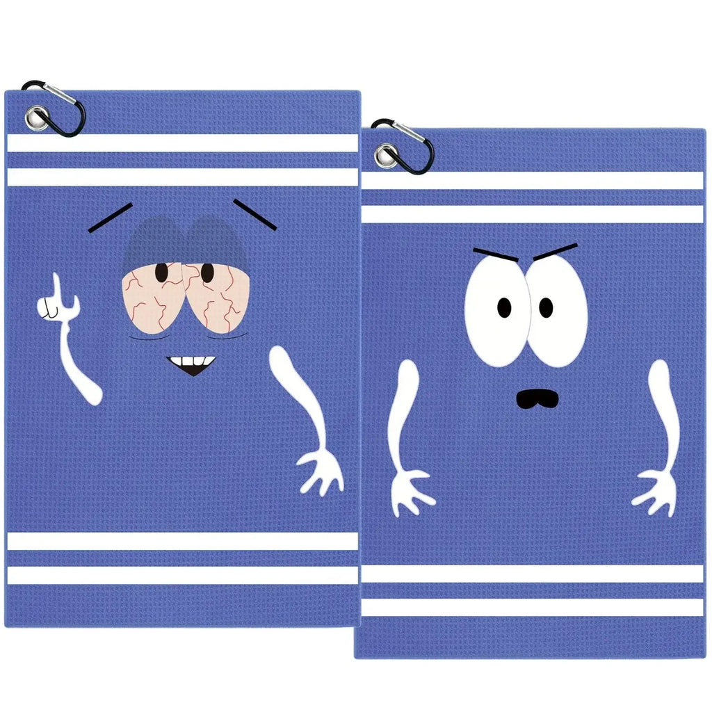 "Surprised Expression" Microfiber Waffle Golf Towel
